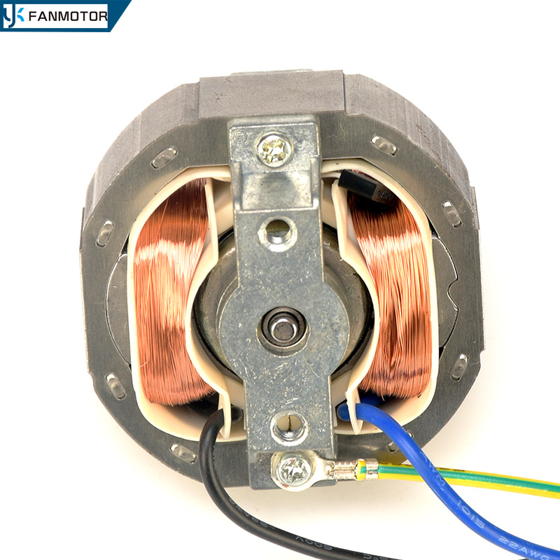 Motor de ventilador con bastidor en C y polo sombreado